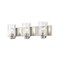 Z-Lite Beckett 3 Light Vanity, Brushed Nickel And Clear Seedy 492-3V-BN - alternate 1